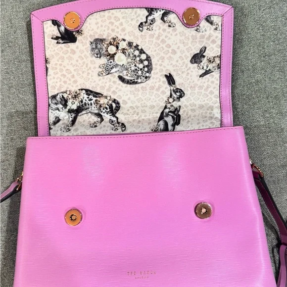 Ted Baker Pink Bow Shoulder Bag - Picture 2 of 4